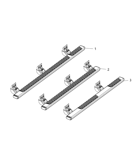 2013 Ram 3500 Step, Body Side Diagram