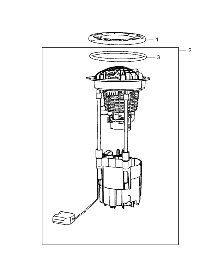 2014 Ram 3500 Pickup Fuel Pump Module Diagram