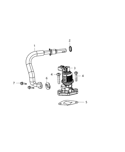 2012 Jeep Liberty EGR Valve Diagram