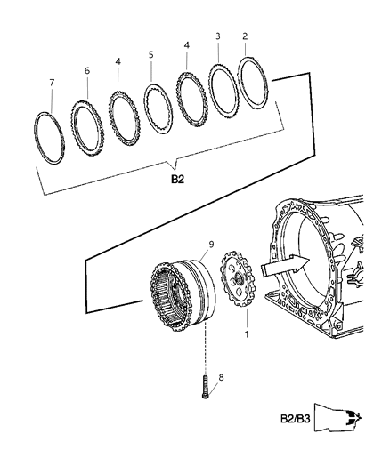 2007 Dodge Sprinter 2500 Multiple Disk Brake Diagram 2