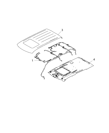 2019 Ram 3500 Wiring, Sunroof Diagram