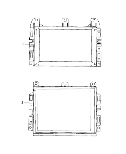 2018 Dodge Durango Radio-Multi Media Diagram for 68308872AB