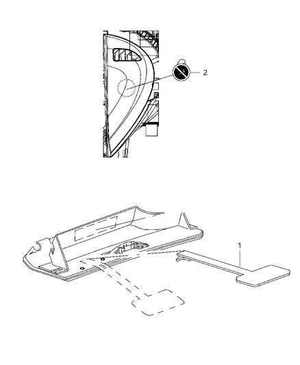 2012 Chrysler Town & Country Instrument Panel Diagram