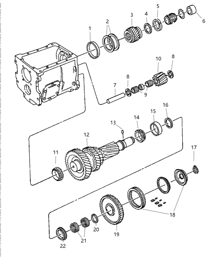 1999 Dodge Ram 1500 Gear Train Diagram 2