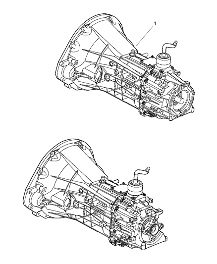 2006 Dodge Ram 1500 Transmission Assembly Diagram 1