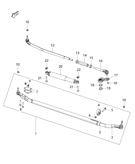 2016 Ram 3500 Steering Linkage Diagram