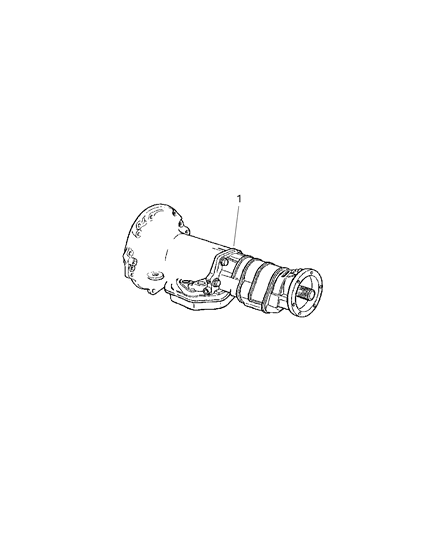 1999 Dodge Durango Transmission Assembly Diagram 1