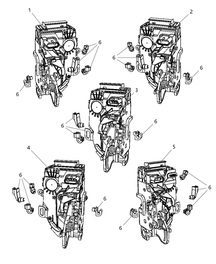 2018 Ram 1500 Latch And Clips Diagram