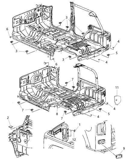 2007 Jeep Wrangler Plugs Diagram