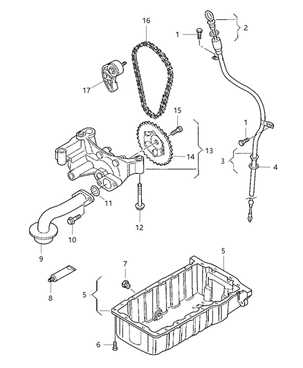 2008 Chrysler Sebring Engine Oiling Pump Diagram 2