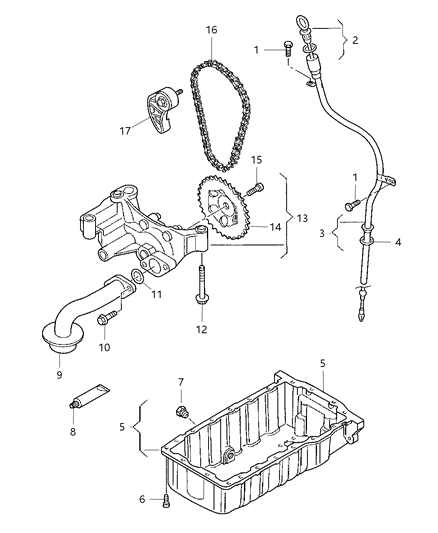 2008 Dodge Avenger Engine Oiling Pump Diagram 2