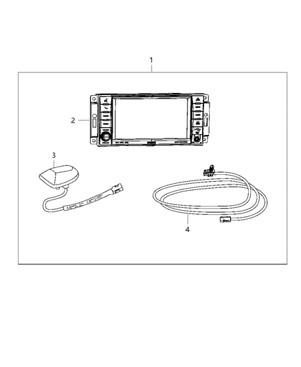 2013 Jeep Wrangler Navigation Kit Diagram