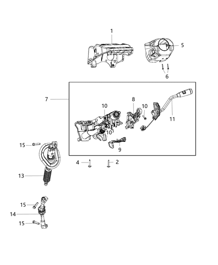 2018 Ram 5500 Steering Column Diagram