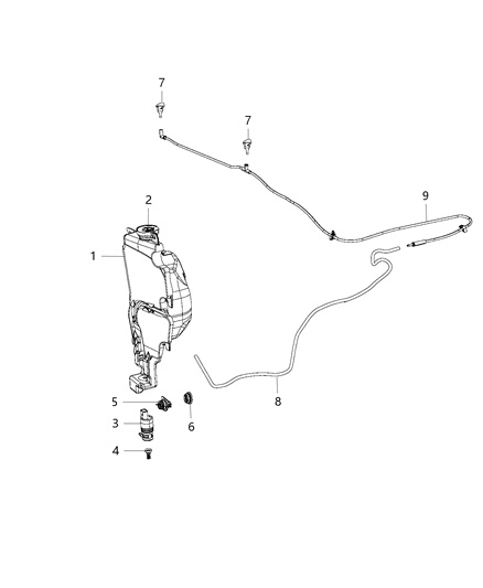 2018 Ram 3500 Front Washer System Diagram 1