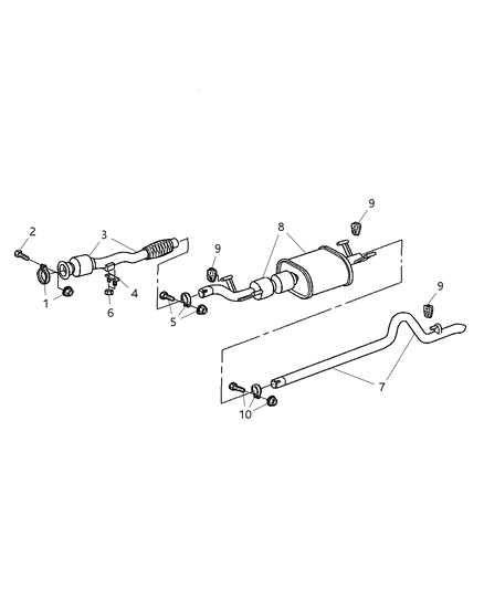 2005 Dodge Sprinter 2500 Exhaust System Diagram