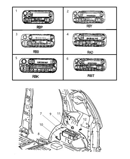 2002 Jeep Liberty Cable-Cd Changer Diagram for 56038596AE