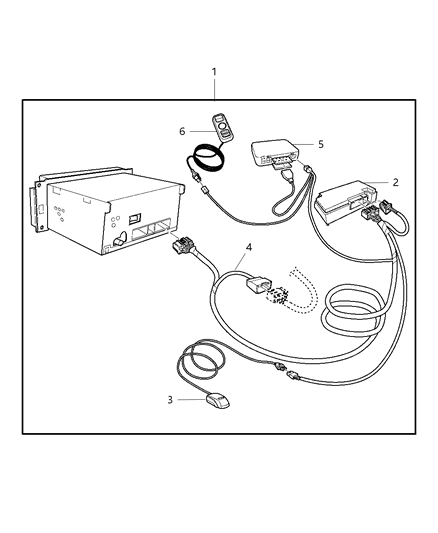 2010 Chrysler Sebring Hands Fre-Cellular Phone Diagram for 82211877