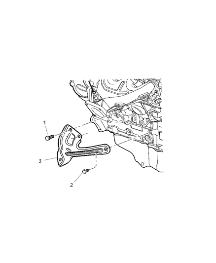 2005 Chrysler Pacifica Transmission Horizontal Strut Diagram