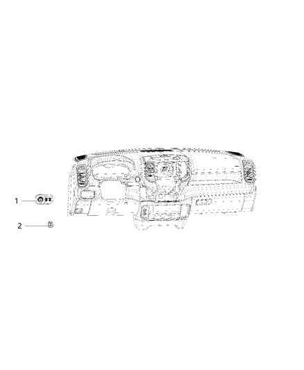 2019 Ram 3500 Switches - Lighting Diagram 1