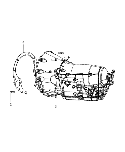 2008 Dodge Charger Mounting Bolts Diagram 2