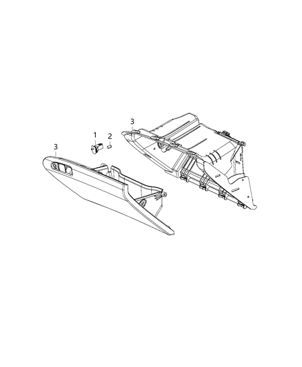 2018 Dodge Charger Lamp, Glove Box Diagram