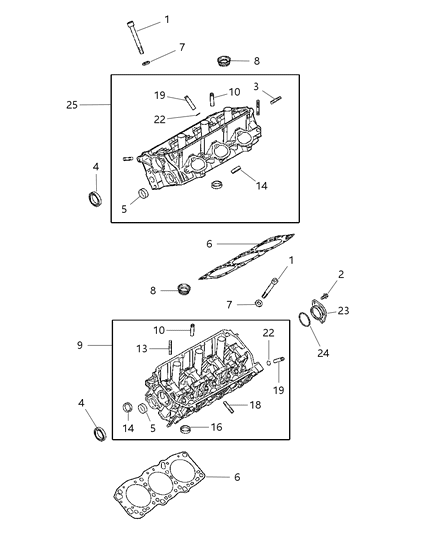 1999 Chrysler Sebring Coupe Cylinder Head Diagram 2
