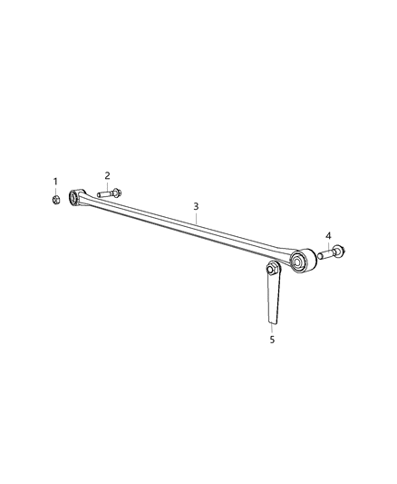 2020 Ram 2500 Bar-Rear Diagram for 68414804AB