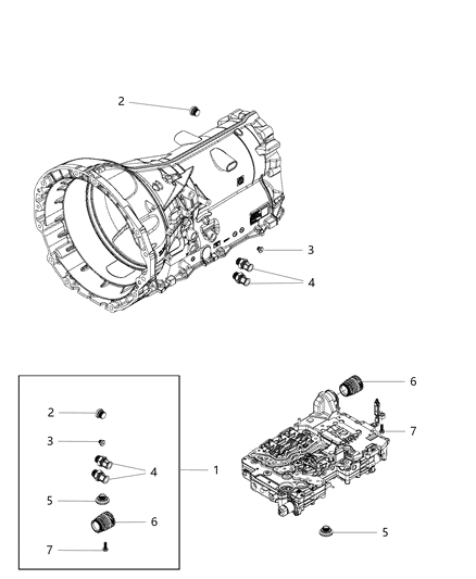 2016 Dodge Charger Case And Attaching Parts Diagram 2