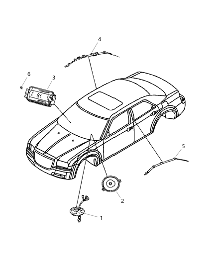 2007 Dodge Magnum Air Bags & Clock Spring Diagram