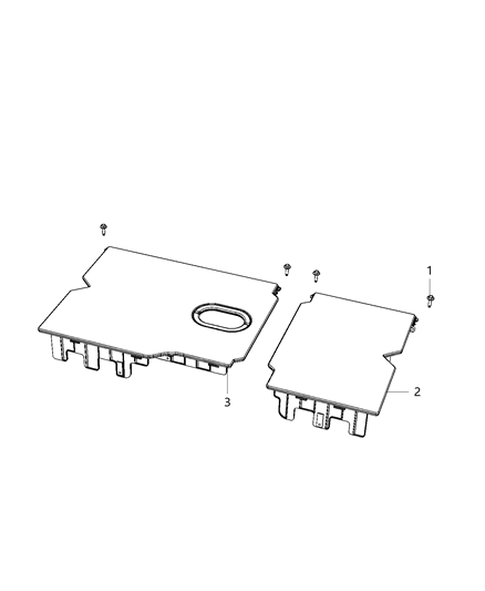 2019 Ram 3500 Second Row - Adjusters, Recliners, Shields And Risers Diagram 3