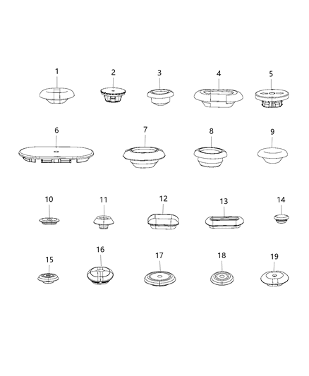 2015 Chrysler 200 Drain Plug Diagram for 55276486AA