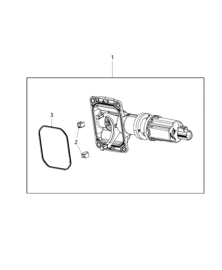 2020 Ram 1500 Axle Disconnect, Front Diagram