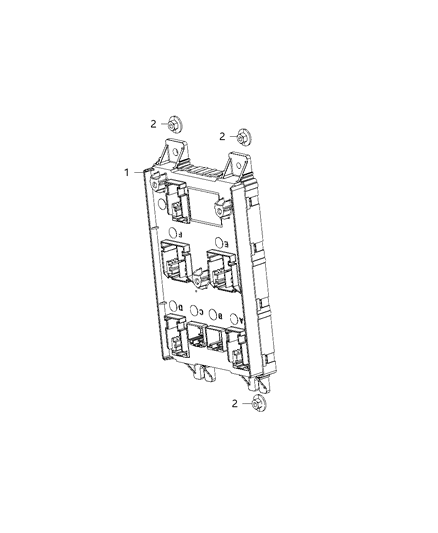 2019 Dodge Charger Module-Body Controller Diagram for 68396563AC