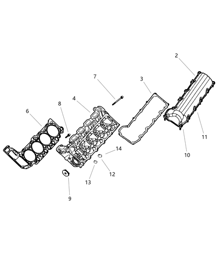 2000 Jeep Grand Cherokee Cylinder Head Diagram 2