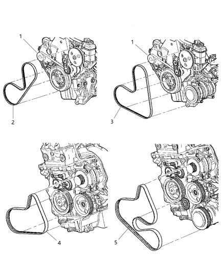 2002 Dodge Neon Drive Belts Diagram