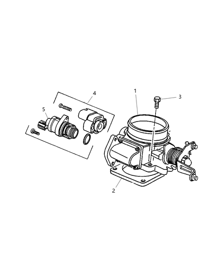 2004 Jeep Liberty Throttle Body Diagram