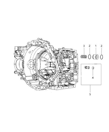 2008 Chrysler Town & Country Accumulator & Related Parts Diagram 2