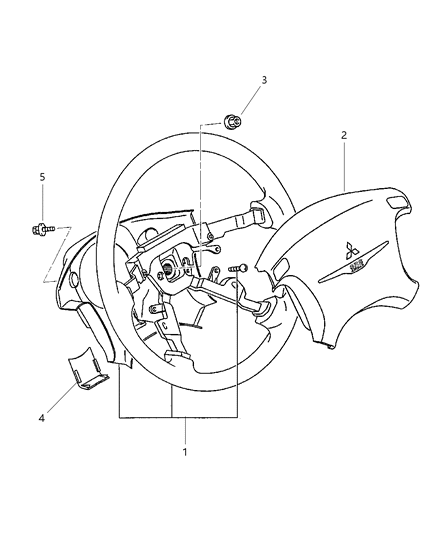2000 Chrysler Sebring Coupe Steering Wheel Diagram