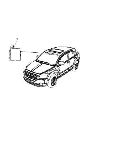 2015 Jeep Compass Modules Overhead Diagram