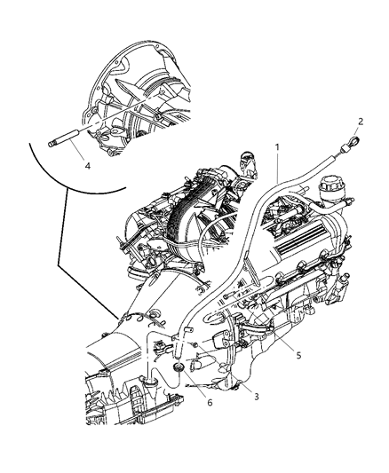 2005 Jeep Grand Cherokee Oil Filler Tube Diagram