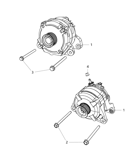 2016 Ram 2500 ALTERNATR-Engine Diagram for 56028697AQ