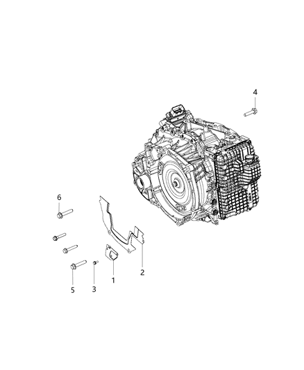 2019 Jeep Cherokee Mounting Bolts Diagram 4