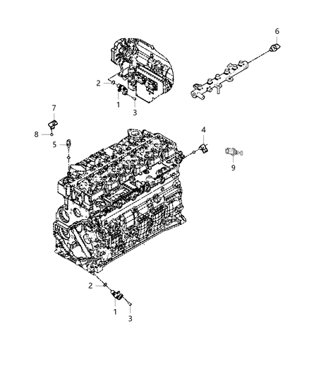 2013 Ram 2500 Sensors, Engine Diagram 2