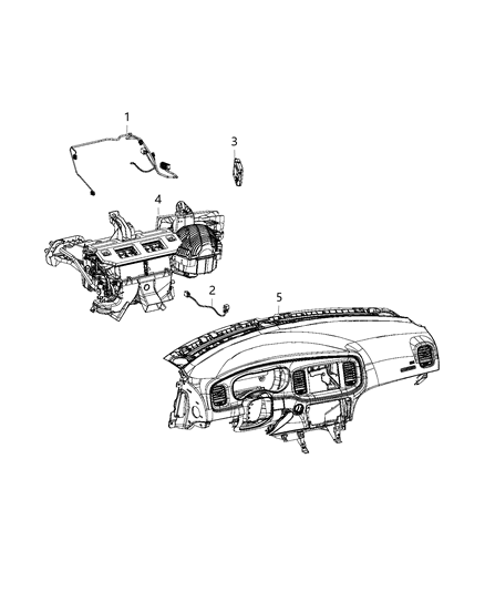 2020 Dodge Charger Modules, Body Diagram 8