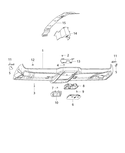 2021 Ram ProMaster 2500 Overhead Console Diagram