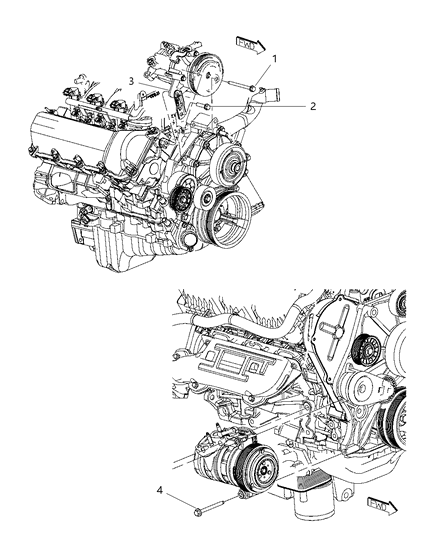 2008 Jeep Liberty A/C Compressor Mounting Diagram