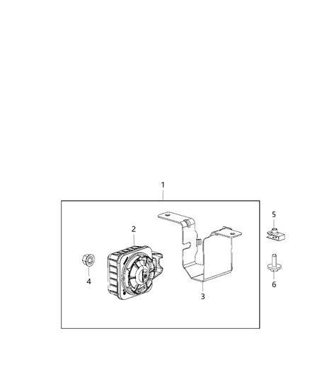 2020 Jeep Grand Cherokee Siren - Alarm Diagram