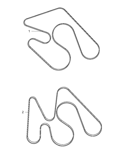 2010 Dodge Ram 3500 Cab Chassis Belts, Serpentine & V-Belts Diagram