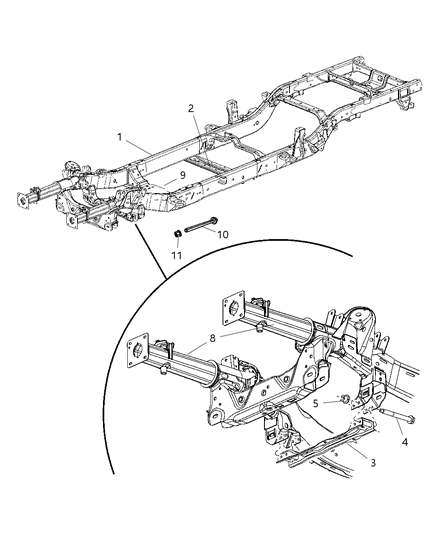 2007 Dodge Dakota Frame Diagram