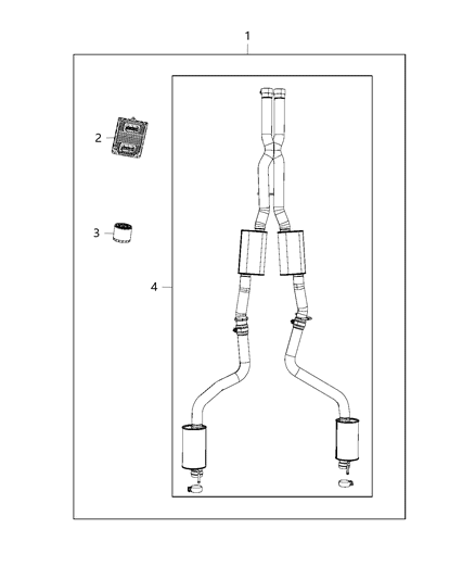 2016 Dodge Charger Performance Kit, Scat Pack Diagram